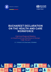 WHO Bucharest Declaration on health and care workforce symbol image
