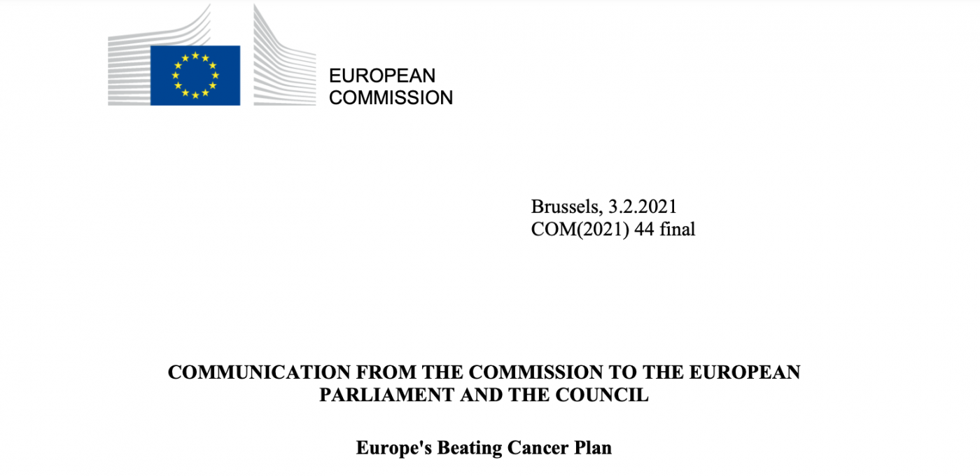 Europe's Beating Cancer Plan symbol image