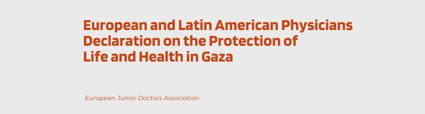 European and Latin American Physicians Declaration on the Protection of  Life and Health in Gaza symbol image