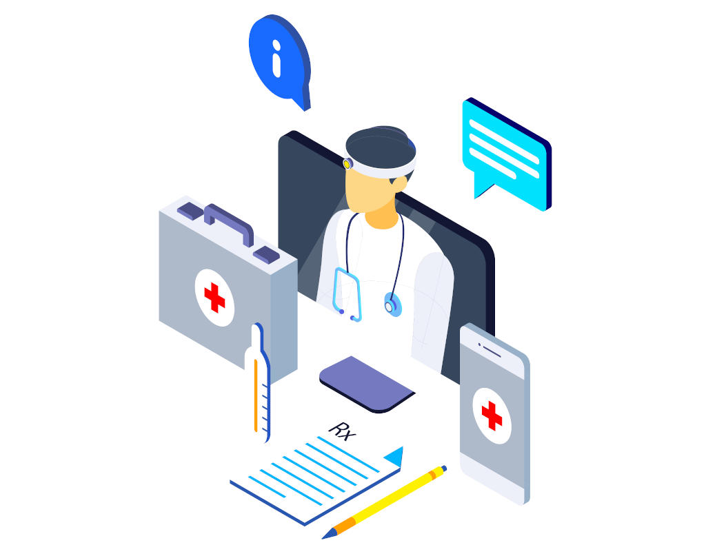 Digital health symbol image