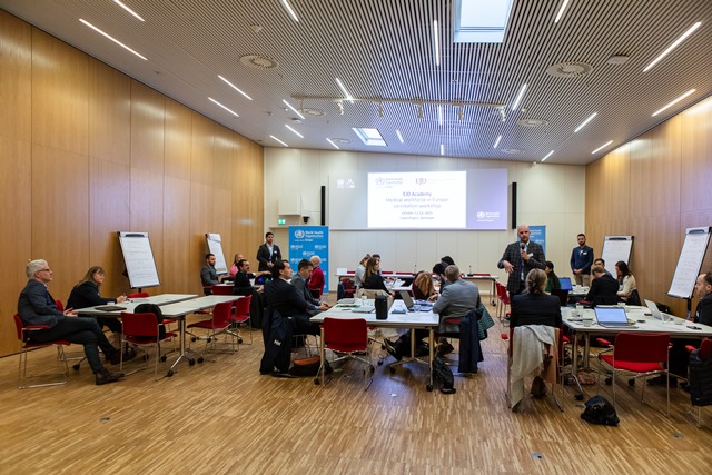 Participants at EJD-WHO workshop 12-13 Oct 2023